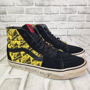 Vans x House of Terror Classic Hi-Top "The Shining" Womens Sz 8 Redrum Room# 237